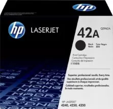 HP 42A Toner Laser Εκτυπωτή Μαύρο 10000 Σελίδων (Q5942A)