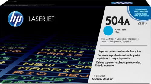 HP 504A Toner Laser Εκτυπωτή Κυανό 7000 Σελίδων (CE251A) 1