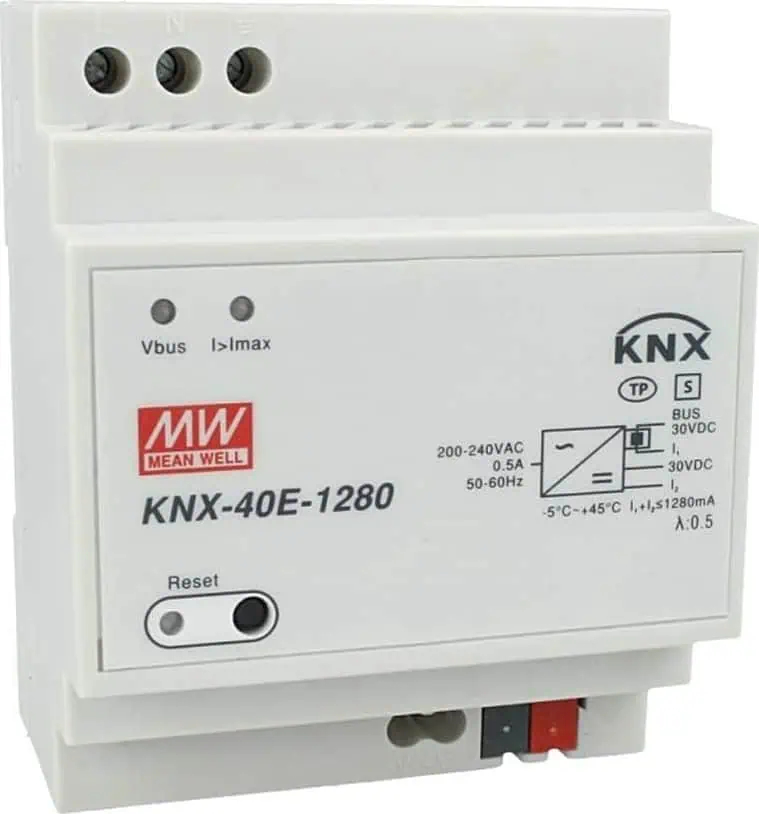 Mean Well Τροφοδοτικό Ράγας KNX-40E-1280 με Έξοδο 30V και Ισχύ 38.4W 3 Mean Well Τροφοδοτικό Ράγας KNX-40E-1280 με Έξοδο 30V και Ισχύ 38.4W