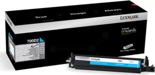 Lexmark 70C0D20 Drum Laser Εκτυπωτή Κυανό 40000 Σελίδων