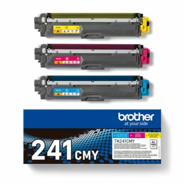 Brother TN-241CMY Multipack Toner Laser Εκτυπωτή Κίτρινο/Κυανό/Ματζέντα 3τμχ