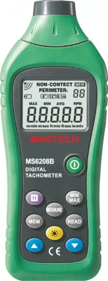 Mastech MS6208B Ψηφιακό Ταχόμετρο Φωτός 01.034.0227