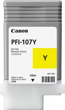 Canon PFI-107 Μελάνι Εκτυπωτή InkJet Κίτρινο (6708B001)
