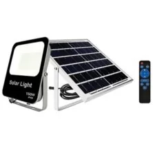 ΠΡΟΒΟΛΕΑΣ LED 60W 3.2V/12Ah 6500K DAY LIGHT ΜΕ SOLAR PANEL ΚΑΙ REMOTE CONTROL B43060 RLX