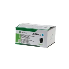 Lexmark 78C20C0 Toner Laser Εκτυπωτή Κυανό Return Program 1400 Σελίδων
