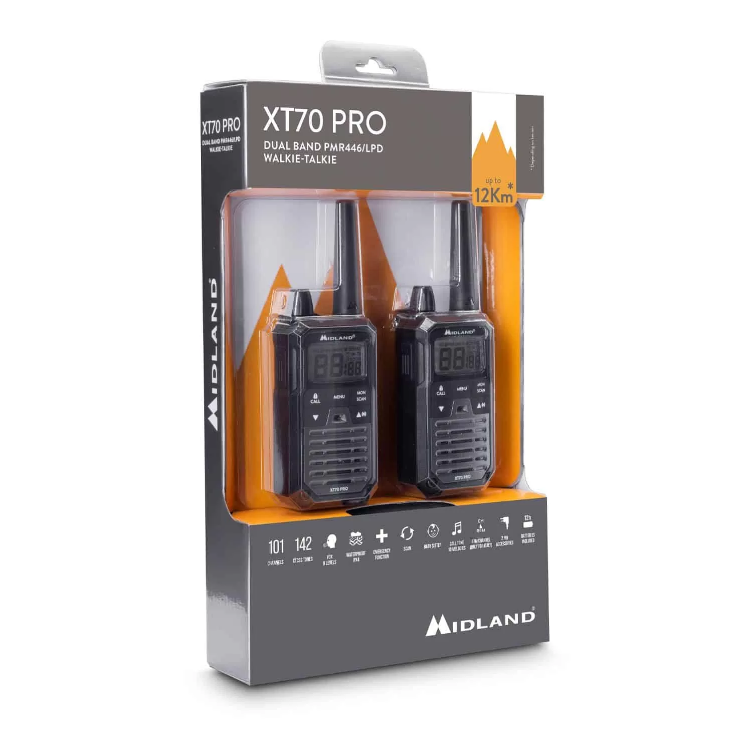 Midland XT70 PRO Twin Walkie Talkie 6 Midland XT70 PRO Twin Walkie Talkie - Image 4