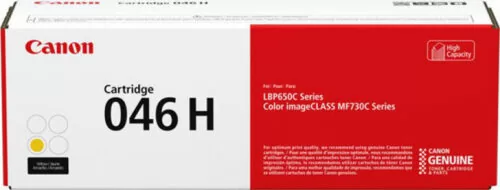 Canon 046H Toner Laser Εκτυπωτή Κίτρινο High Capacity 5000 Σελίδων (1251C002)