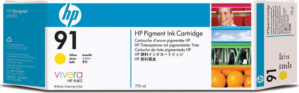HP 91 Μελάνι Εκτυπωτή InkJet Κίτρινο (C9469A) 4 HP 91 Μελάνι Εκτυπωτή InkJet Κίτρινο (C9469A) - Image 2