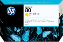 HP 80 Μελάνι Εκτυπωτή InkJet Κίτρινο (C4848A)