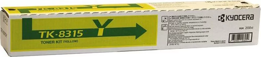 Kyocera TK-8315Y Toner Laser Εκτυπωτή Κίτρινο 6000 Σελίδων (1T02MVANL0) 3 Kyocera TK-8315Y Toner Laser Εκτυπωτή Κίτρινο 6000 Σελίδων (1T02MVANL0)
