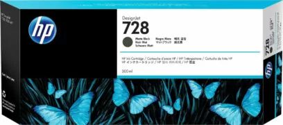 HP 728 Μελάνι Εκτυπωτή InkJet Matte Μαύρο (F9J68A) 1