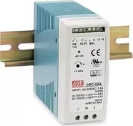 Mean Well Τροφοδοτικό Ράγας UPS DRC-60A με Έξοδο 13.8V και Ισχύ 60W 4.3A 2