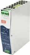Mean Well Τροφοδοτικό Ράγας SDR75-12 με Έξοδο 12V και Ισχύ 75W 6.3A 1