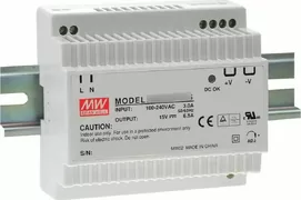 Mean Well Τροφοδοτικό Ράγας DR30-12 με Έξοδο 12V και Ισχύ 24W 2A 2