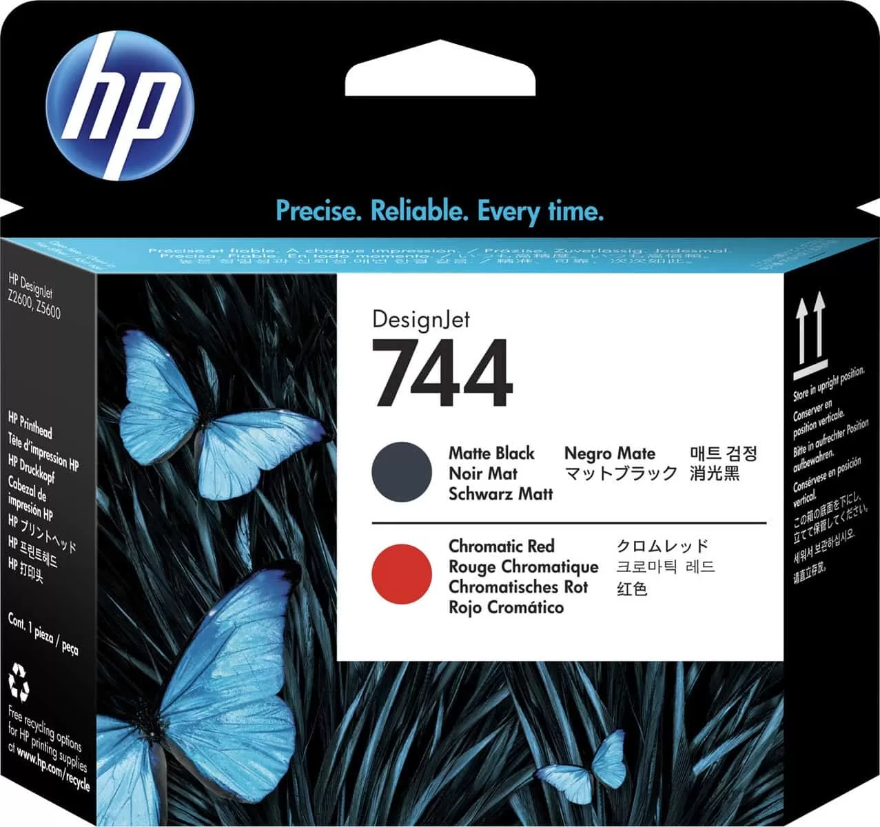 HP 744 Μελάνι Εκτυπωτή InkJet Κόκκινο / Matte Μαύρο (F9J88A) 3 HP 744 Μελάνι Εκτυπωτή InkJet Κόκκινο / Matte Μαύρο (F9J88A)