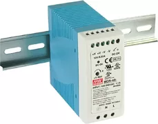 Mean Well Τροφοδοτικό Ράγας MDR40-12 με Έξοδο 12V και Ισχύ 40W 3.33A 2