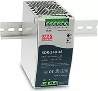 Mean Well Τροφοδοτικό Ράγας SDR240-24 με Έξοδο 24V και Ισχύ 240W 10A 3
