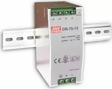 Mean Well Τροφοδοτικό Ράγας DR-75-48 με Έξοδο 48V και Ισχύ 75W 1.6A 2