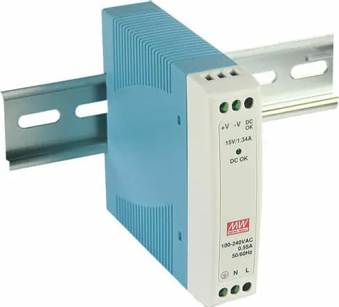 Mean Well Τροφοδοτικό Ράγας Mini MDR10-5 με Έξοδο 5V και Ισχύ 10W 2A 3 Mean Well Τροφοδοτικό Ράγας Mini MDR10-5 με Έξοδο 5V και Ισχύ 10W 2A