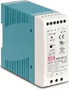 Mean Well Τροφοδοτικό Ράγας MDR60-12 με Έξοδο 12V και Ισχύ 60W 5A 2