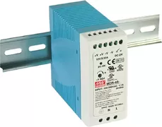 Mean Well Τροφοδοτικό Ράγας MDR40-5 με Έξοδο 5V και Ισχύ 40W 6A 2