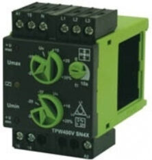 Tele TPW400VSN4X Τριφασικός Επιτηρητής Τάσης Ράγας