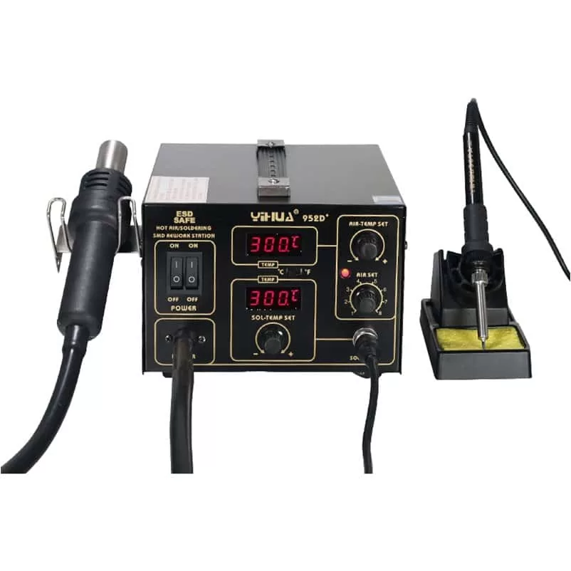 Yihua YH-952D Αντιστατικός σταθμός κόλλησης και θερμού αέρα 2 Yihua YH-952D Αντιστατικός σταθμός κόλλησης και θερμού αέρα