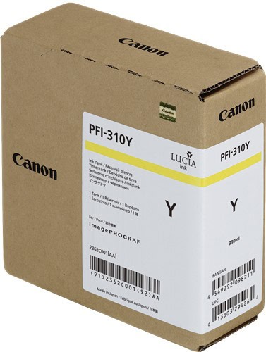 Canon PFI-303 Yellow 330ml (2961B001) - Image 2