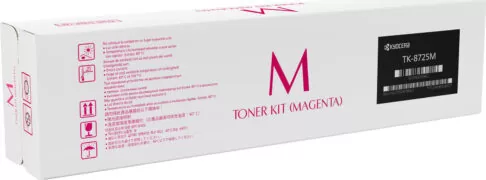 Kyocera TK-8725M Toner Laser Εκτυπωτή Ματζέντα 30000 Σελίδων (1T02NHBNL0) 2