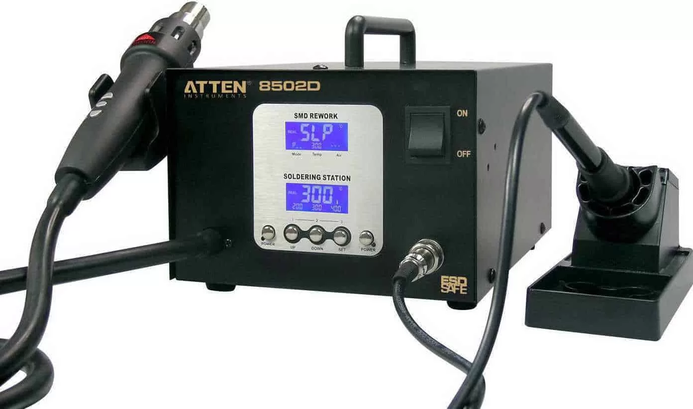ATTEN AT8502D Σταθμός Κόλλησης Ρεύματος 700W με Ρύθμιση Θερμοκρασίας 3 ATTEN AT8502D Σταθμός Κόλλησης Ρεύματος 700W με Ρύθμιση Θερμοκρασίας