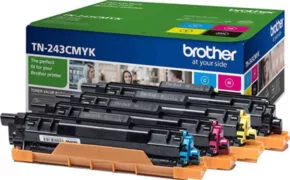 Brother TN-243 Multipack Toner Μαύρο/Κίτρινο/Κυανό/Ματζέντα 1