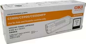 OKI 43324424 Toner Μαύρο 6000 Σελίδων
