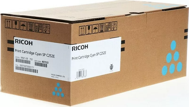 Ricoh 407532 Toner Laser Εκτυπωτή Κυανό 4000 Σελίδων 3 Ricoh 407532 Toner Laser Εκτυπωτή Κυανό 4000 Σελίδων