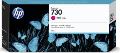 HP 730 Μελάνι Εκτυπωτή InkJet Ματζέντα (P2V69A) 1