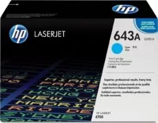 HP 643A Toner Laser Εκτυπωτή Κυανό 10000 Σελίδων (Q5951A) 1