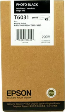 Epson T6031 Μελάνι Εκτυπωτή InkJet Photo Μαύρο (C13T603100)