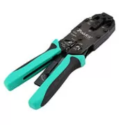 Πρέσα Ακροδεκτών Δικτύου RJ12, RJ45, RJ10 με Απογυμνωτή & Μηχανισμό Καστάνιας 2