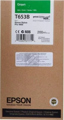 Epson T653B Μελάνι Εκτυπωτή InkJet Πράσινο (C13T653B00)