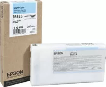 Epson T6535 Μελάνι Εκτυπωτή InkJet Ανοιχτό Κυανό (C13T653500) 2