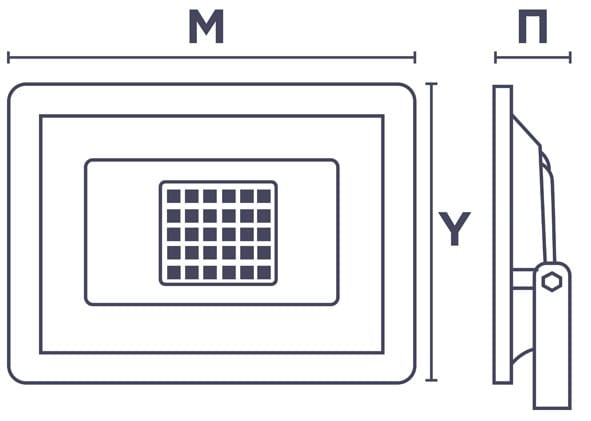 Wellmax Στεγανός Προβολέας LED 300W Ψυχρό Λευκό 6500K IP65 - Image 2