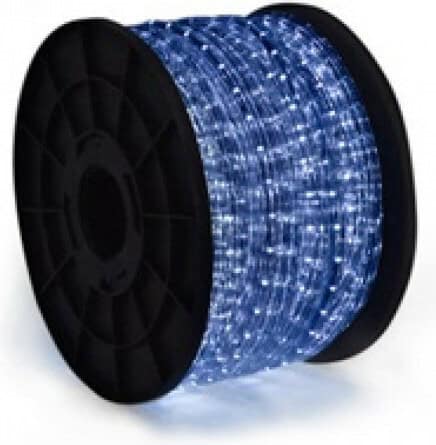 ΦΩΤΟΣΩΛΗΝΑΣ ΜΟΝΟΚΑΝΑΛΟΣ LED Φ13mm ΔΙΑΦΑΝΕΣ ΣΩΜΑ ΜΠΛΕ LED 50m ΜΕ ΤΡΙΑ ΣΕΤ ΑΞΕΣΟΥΑΡ SGR