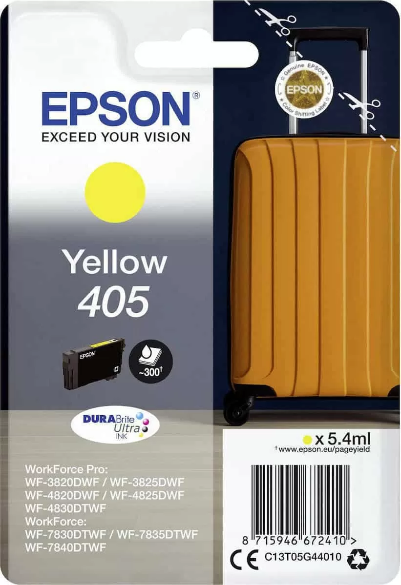 Epson 405 Μελάνι Εκτυπωτή InkJet Κίτρινο (C13T05G44010) 3 Epson 405 Μελάνι Εκτυπωτή InkJet Κίτρινο (C13T05G44010)