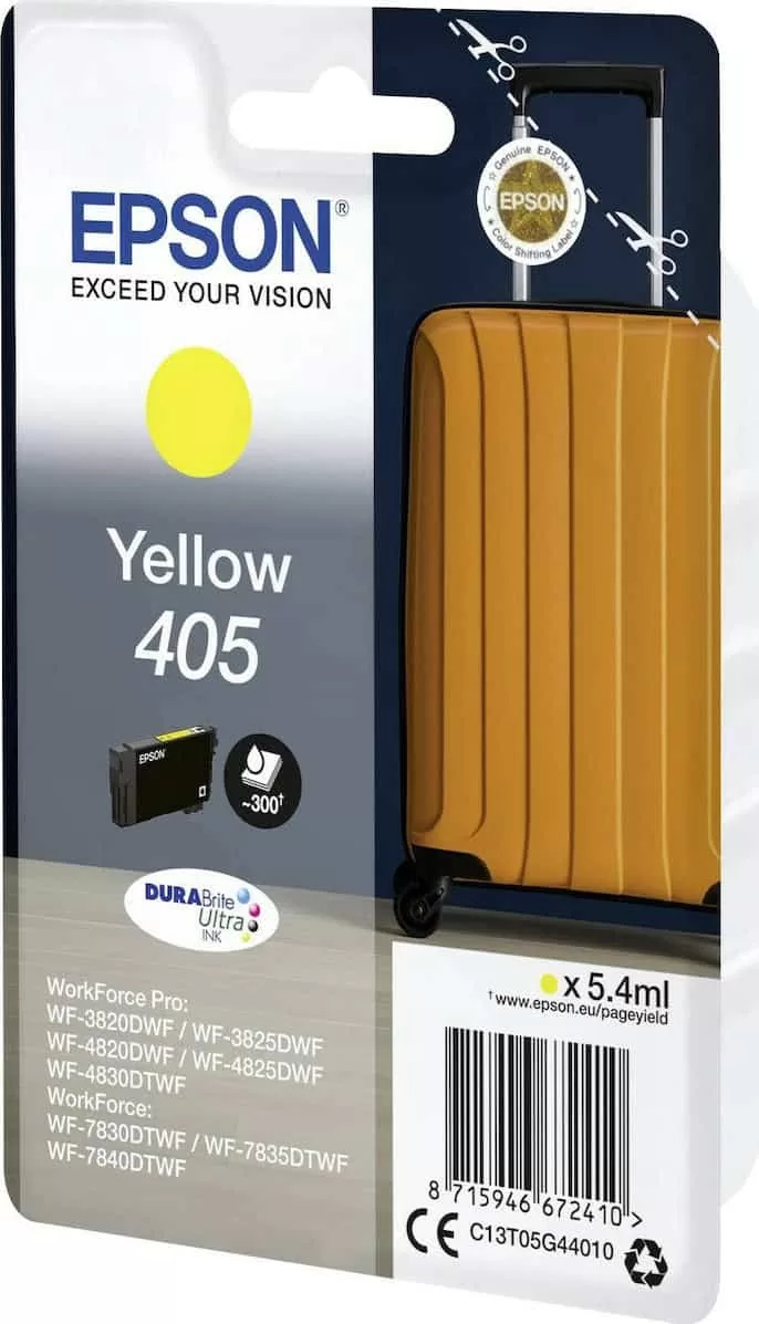 Epson 405 Μελάνι Εκτυπωτή InkJet Κίτρινο (C13T05G44010) 4 Epson 405 Μελάνι Εκτυπωτή InkJet Κίτρινο (C13T05G44010) - Image 2