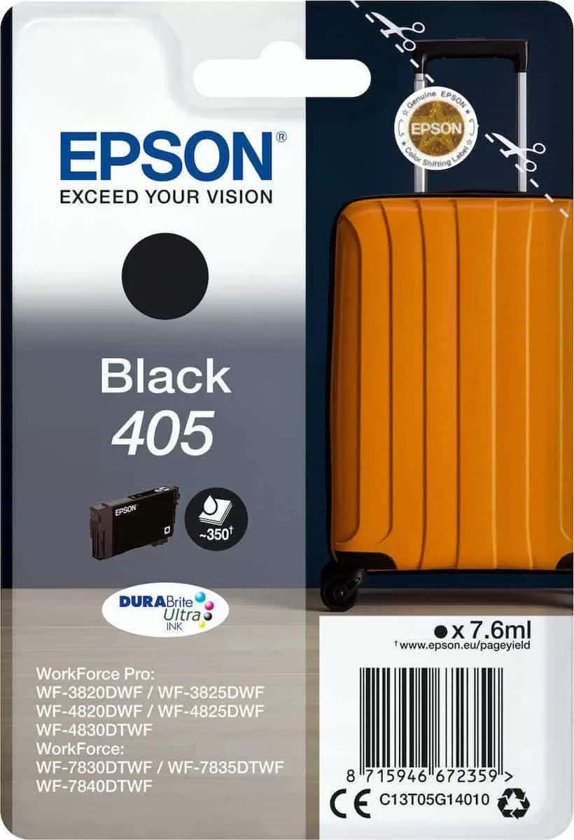 Epson 405 Μελάνι Εκτυπωτή InkJet Μαύρο (C13T05G14010) 3 Epson 405 Μελάνι Εκτυπωτή InkJet Μαύρο (C13T05G14010)