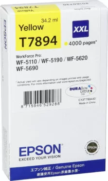 Epson T7894XXL Μελάνι Εκτυπωτή InkJet Κίτρινο (C13T789440)