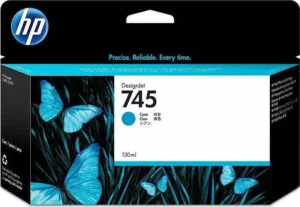 HP 745 Μελάνι Εκτυπωτή InkJet Κυανό (F9J97A)