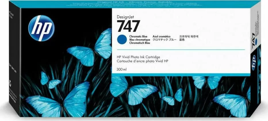 HP DesignJet 747 Μελάνι Εκτυπωτή InkJet Μπλε (P2V85A) 4 HP DesignJet 747 Μελάνι Εκτυπωτή InkJet Μπλε (P2V85A) - Image 2