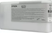 Epson T6537 Μελάνι Εκτυπωτή InkJet Ανοιχτό Μαύρο (C13T653700)