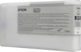 Epson T6537 Μελάνι Εκτυπωτή InkJet Ανοιχτό Μαύρο (C13T653700)
