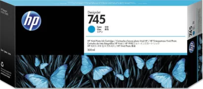 HP 745 Μελάνι Εκτυπωτή InkJet Κυανό (F9K03A) 2 HP 745 Μελάνι Εκτυπωτή InkJet Κυανό (F9K03A) 1